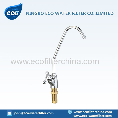 polished brass RO faucet