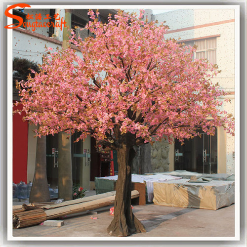 Customized different shape artificial cherry blossom trees realistic style of trees