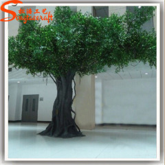 Big huge artificial ficus trees fiberglass trunk with steel structure inside