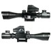 4-12X50EG Tactical Rifle Scope with Dot Sight & Red Laser