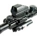 4-12X50EG Tactical Rifle Scope with Dot Sight & Red Laser