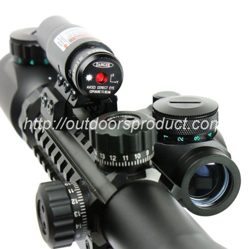 3-9X40EG Red Laser & Holographic Dot Sight Hunting Scope