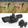 2.5-10X40E Rifle Scope Red/Green Dual illuminated with Red Laser