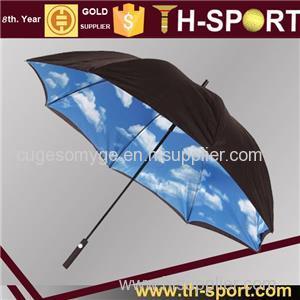 Nylon Single Canopy Golf Umbrella