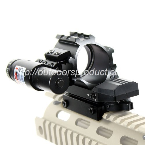 Tactical Red / Green 4 Reticles Reflex Dot Scope & laser sight