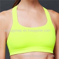 Women Sports/Running/Racing/Yoga/Nylon-Span/Poly-Span/Adjustable StrapeT Back/ Bra