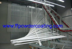 vertical aluminium profile powder coating line