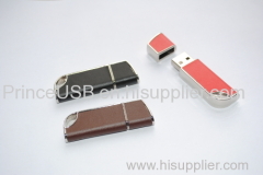 Leather USB Flash Drive 8GB Key Chain Flash Memory Drive Hot Selling Leather USB Flash Drive