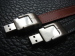 8GB Hot Selling Leather USB Flash Drive Promotional Gift Custom Leather USB Flash Drive with Full Color Printing