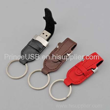 2016 Newest 8GB USB Flash Drive USB Memory Leather 8GB USB Flash Drive Customized Logo Name Leather USB Flash Drive