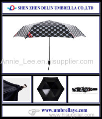 Super light folding umbrella cabrbon material light umbrella 3 fold umbrella