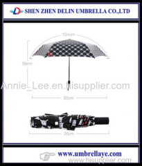 Super light folding umbrella cabrbon material light umbrella 3 fold umbrella
