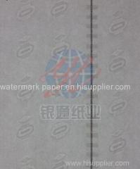security thread watermark paper for certificate