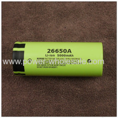 Original 3.7V Panasonic 26650A 26650 5000mAh Li-ion Rechargeable Battery Max 10A Discharge Battery NCR26650