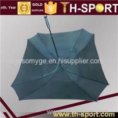 Pongee Double Layer Golf Umbrella