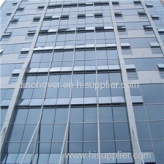 Semi Exposed Frame Glass Curtain Wall