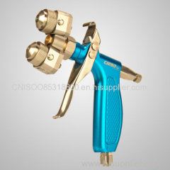 CNISOO Stainless Steel Dual Head Spray Gun for Chrome Nano Spraying