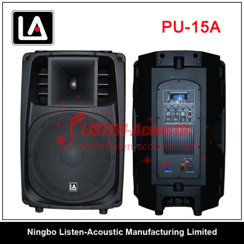 15" 2-way Portable Active PA Speaker Box