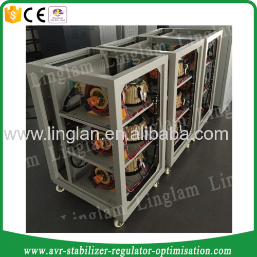 Full automatic 3phase 100kva AC voltage regulator