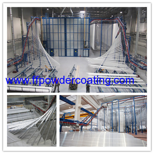 Aluminum profile powder coating plant