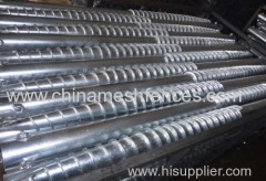 Helical Ground Screw with Flange