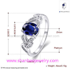Gold Plated Costume Fashion Zircon Jewelry Rings