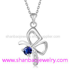 Gold Plated Costume Fashion Zircon Jewelry Women Necklaces
