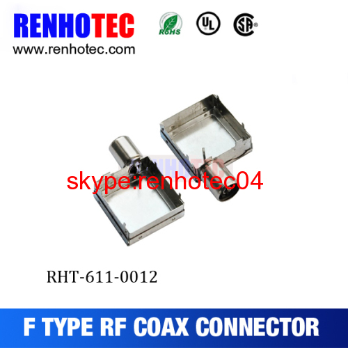 RF TOP CABLE BOX F CONNECTOR