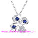 Silver Plated Costume Fashion Zircon Jewelry Necklaces