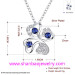 Silver Plated Costume Fashion Zircon Jewelry Necklaces