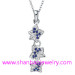 Silver Plated Costume Fashion Zircon Jewelry Women Necklaces