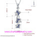 Silver Plated Costume Fashion Zircon Jewelry Women Necklaces