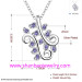 Silver Plated Costume Fashion Zircon Jewelry Woman Necklaces