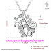 Silver Plated Costume Fashion Zircon Jewelry Woman Necklaces