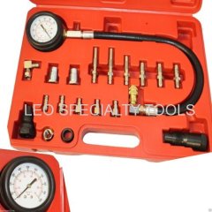 Diesel Engine Compression Cylinder Pressure Tester Gauge Kit 0-1000psi