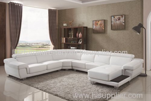 Living Room Furniture Modern Low Back Corner Sofa Set