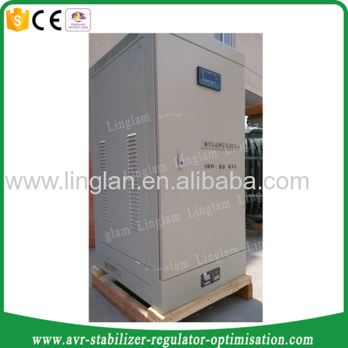 3 phase voltage regulator SBW 60kva