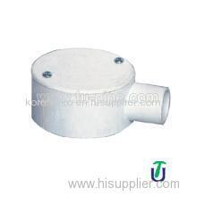 Electrical UPVC One Way Circular Box DIN