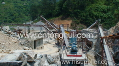 belt conveyor for stone transportation