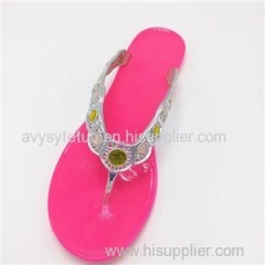 Eleagnt Pvc Lady Sexy Beautiful Slipper Durable Comfortable Women Flip Flops