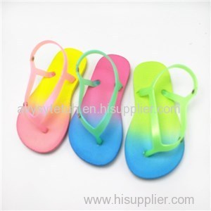 Fancy Chidren Sandals Colorful New Design Pvc Open-toed Outdoor Kids Sandals