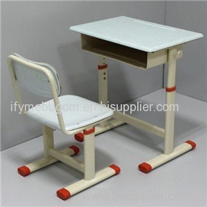 Mold Plate Single Height Adjustable School Desk