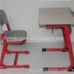 MDF Single School Desk And Chair