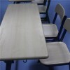 Mold Plate Double School Desk And Chair