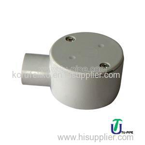 Electrical UPVC Box With 1 Way Entry AS NZS 2053
