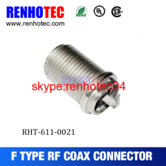 ROHS F CONNECTOR F FEMALE BULKHEAD CONNECTOR