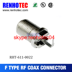 ROHS F CONNECTOR F FEMALE BULKHEAD CONNECTOR