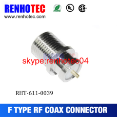 ROHS F CONNECTOR F FEMALE BULKHEAD CONNECTOR