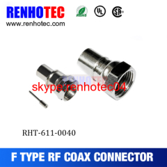 rf connector f connector crimp plug for rg58