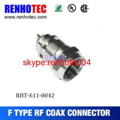 rf connector f connector crimp plug for rg58